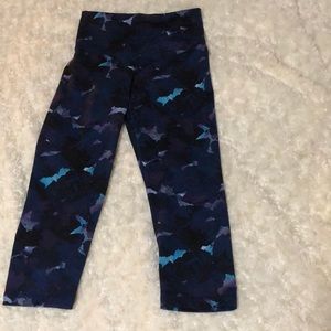 Blue Capri Leggings